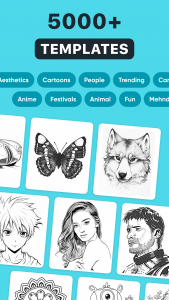 اسکرین شات 2 برنامه AR Drawing : Trace Anything