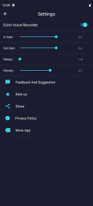 اسکرین شات 6 برنامه Echo Voice Recorder