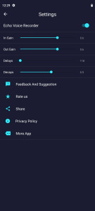 اسکرین شات برنامه Echo Voice Recorder 6