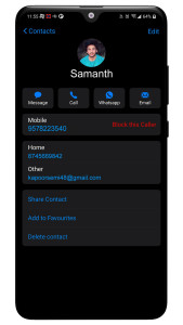 اسکرین شات 6 برنامه iCall Dialer Contacts & Calls