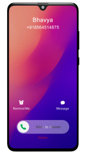 اسکرین شات 1 برنامه iCall Dialer Contacts & Calls