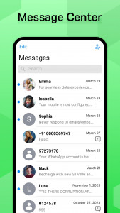 اسکرین شات برنامه Messages: Phone 16, OS 18 1