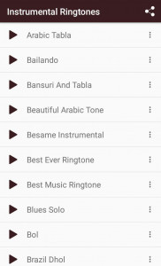 اسکرین شات برنامه Instrumental Ringtones 3