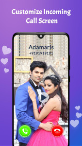 اسکرین شات 3 برنامه Love Video Ringtone for Incomi