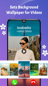 اسکرین شات 8 برنامه Video Ringtone - Phone Dialer