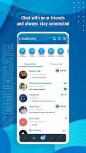 اسکرین شات برنامه CitizenChat - Connect, Chat, Short Videos & Images 3