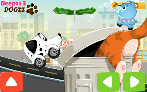 اسکرین شات بازی Racing games for kids - Dogs 3