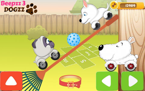 اسکرین شات 4 بازی Racing games for kids - Dogs