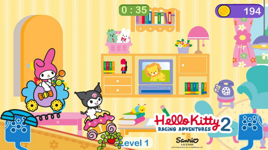 اسکرین شات بازی Hello Kitty games - car game 7