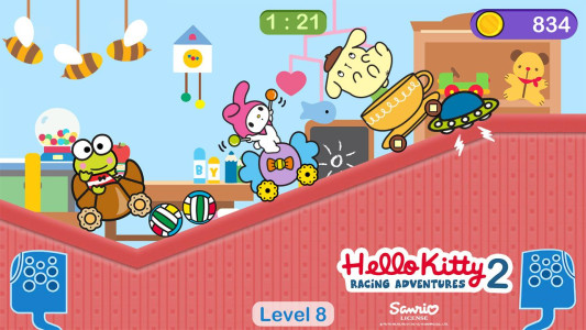اسکرین شات 6 بازی Hello Kitty games - car game