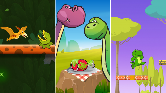 اسکرین شات بازی Kids puzzle - Dinosaur games 2