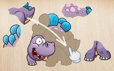 اسکرین شات بازی Kids puzzle - Dinosaur games 2