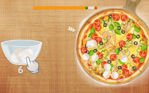 اسکرین شات بازی Puzzle for kids - learn food 3