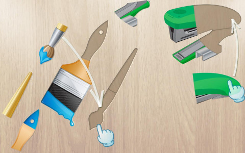 اسکرین شات 1 برنامه Kids puzzle - Educational game