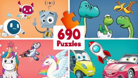 اسکرین شات 1 بازی 690 Puzzles for preschool kids