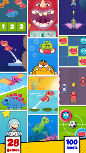 اسکرین شات بازی Dinosaur games - Kids game 1