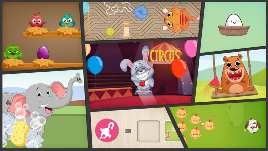 اسکرین شات 2 بازی Animals Puzzle for Kids