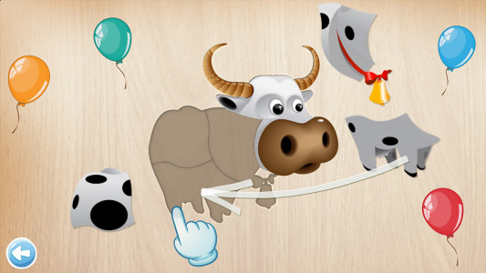 اسکرین شات 3 بازی Animals Puzzle for Kids