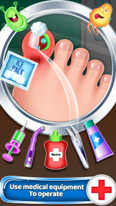 اسکرین شات بازی Nail & Foot Surgeon Hospital - Nail Surgery Game 2