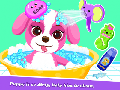 اسکرین شات برنامه Puppy Activity - Daycare Game 6