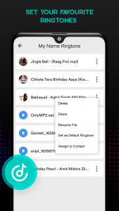 اسکرین شات برنامه My Name Ringtone Maker 4