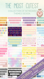 اسکرین شات برنامه Pastel Keyboard Theme Color - VIP Premium 4