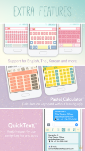 اسکرین شات برنامه Pastel Keyboard Theme Color - VIP Premium 5