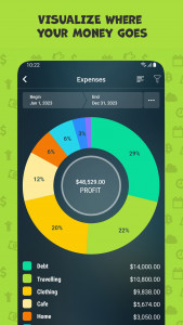 اسکرین شات 4 برنامه Money Pro: Personal Finance AR