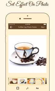 اسکرین شات برنامه Coffee Cup Photo Frame Maker 4