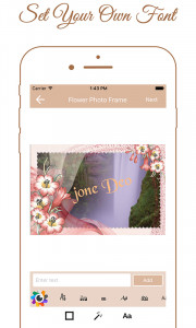 اسکرین شات برنامه Flower Photo Frames Maker 3