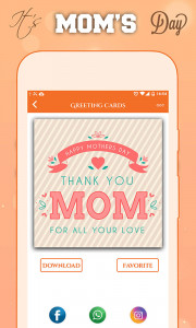 اسکرین شات برنامه Mother’s Day Greeting Cards 4