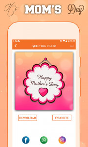 اسکرین شات برنامه Mother’s Day Greeting Cards 1