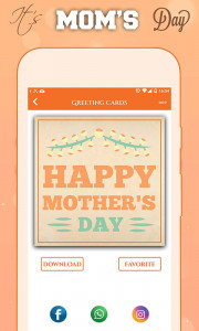 اسکرین شات برنامه Mother’s Day Greeting Cards 3