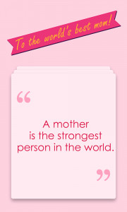 اسکرین شات برنامه Mother’s Day Quotes 3