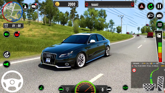 اسکرین شات بازی Modern Car 3D: Driving School 2