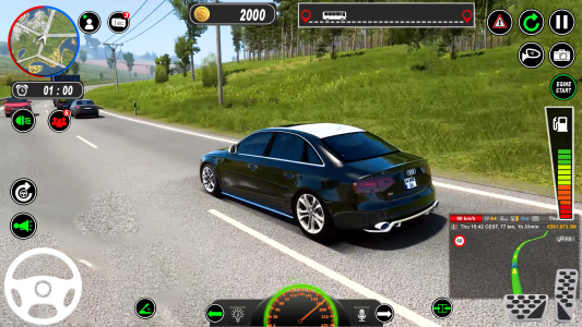 اسکرین شات بازی Modern Car 3D: Driving School 3