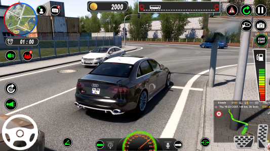 اسکرین شات بازی Modern Car 3D: Driving School 4