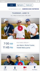 اسکرین شات برنامه 2020 U.S. Open Golf Championship 3
