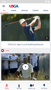اسکرین شات برنامه 2020 U.S. Open Golf Championship 1