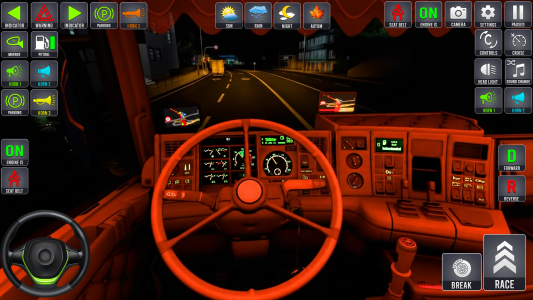 اسکرین شات 8 برنامه Truck Driving Offline Games 3d