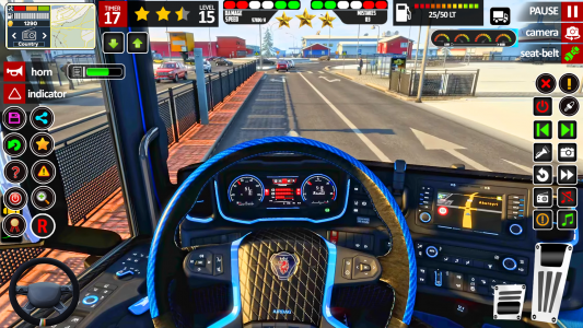 اسکرین شات 1 برنامه Truck Driving Offline Games 3d