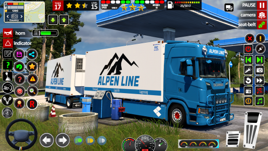 اسکرین شات برنامه Truck Driving Game Sim 3d 2