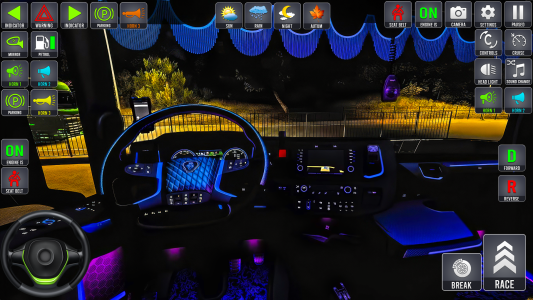 اسکرین شات 3 برنامه Truck Driving Offline Games 3d