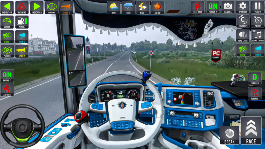اسکرین شات 2 برنامه Truck Driving Offline Games 3d