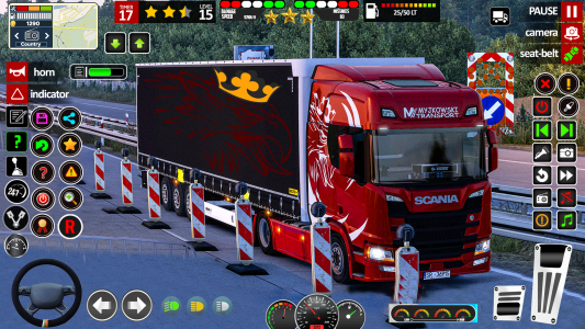 اسکرین شات برنامه Truck Driving Game Sim 3d 1