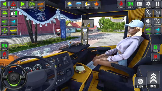 اسکرین شات 6 برنامه Truck Driving Offline Games 3d