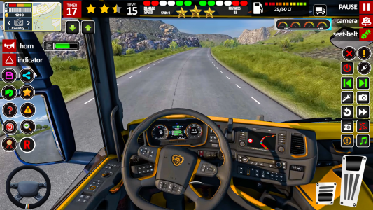 اسکرین شات 4 برنامه Truck Driving Offline Games 3d