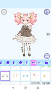 اسکرین شات برنامه Anime Dress Up: Cute Anime Girls Maker 7