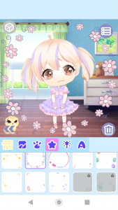 اسکرین شات 4 برنامه Cute Girl Avatar Maker 2