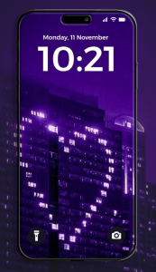 اسکرین شات 8 برنامه Purple Wallpaper HD